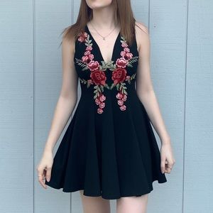 Flower lace dress